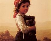 A Little Schoolgirl - 约翰·乔治·迈耶·凡·布勒曼